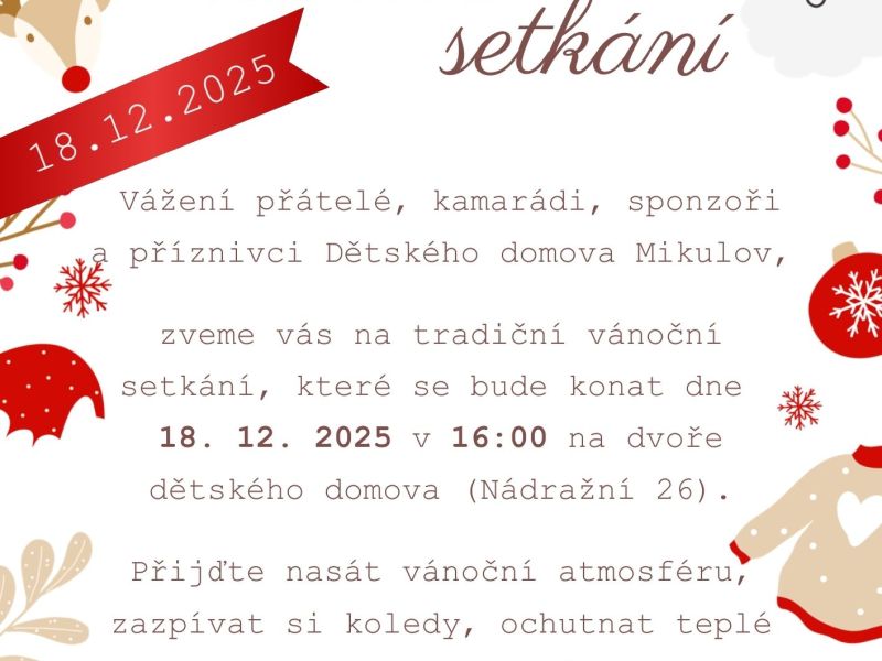 Vánoční návštěvní den v DD Mikulov